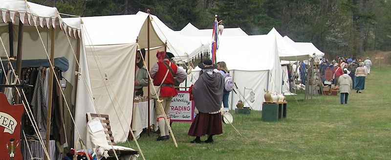 Sutlers at Fort Frederick